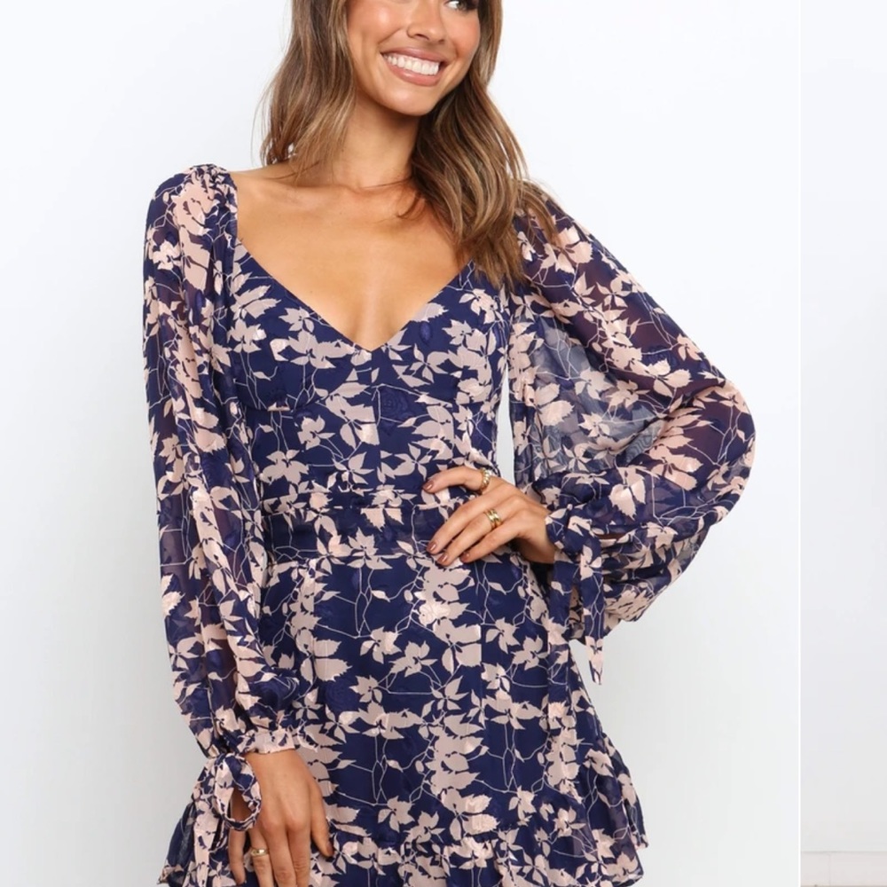 Petal & Pup Phoenix Dress-Navy